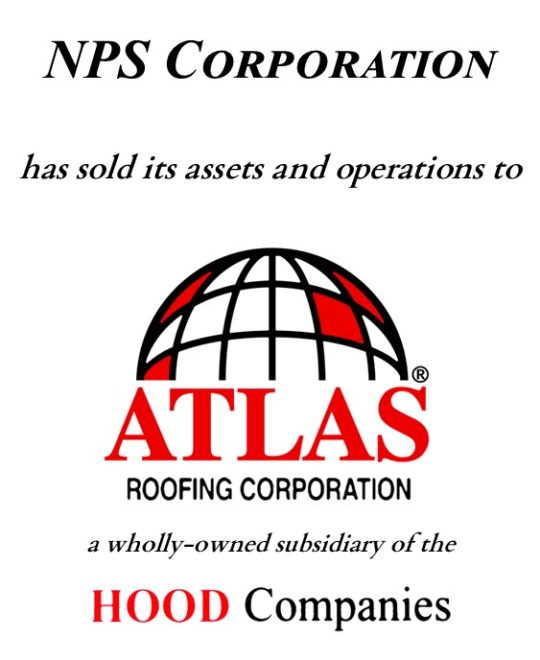 NPS Corporation sold to Atlas Roofing Deal with The Fortune Group
